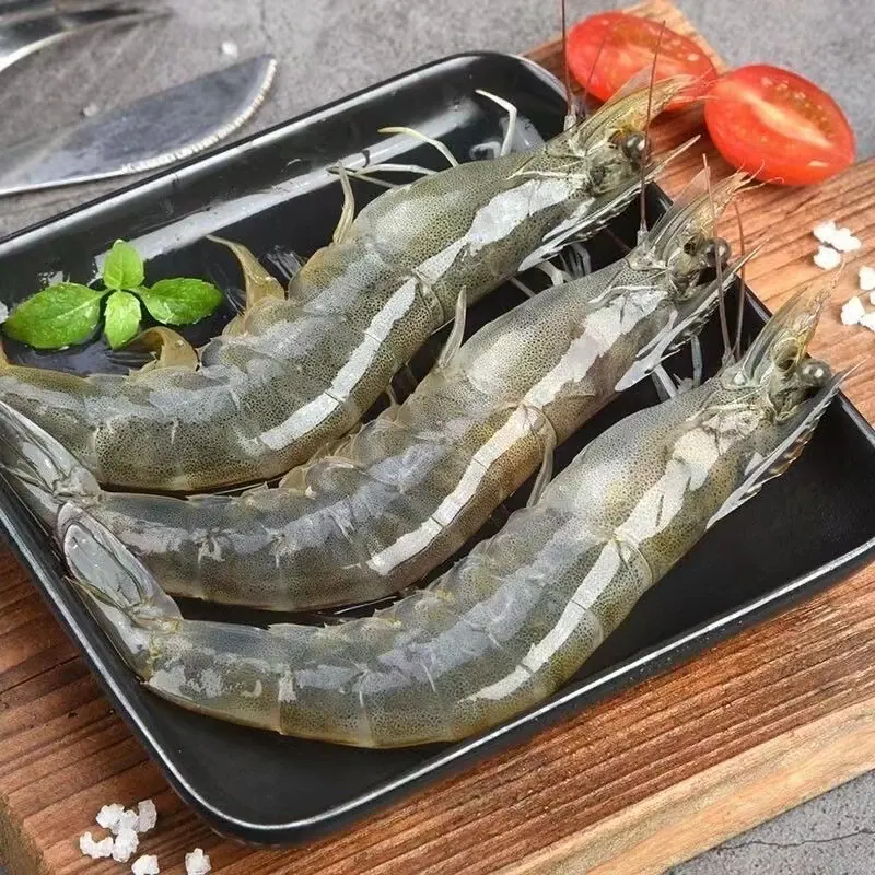 Camarón vannamei ecuatoriano crudo y fresco